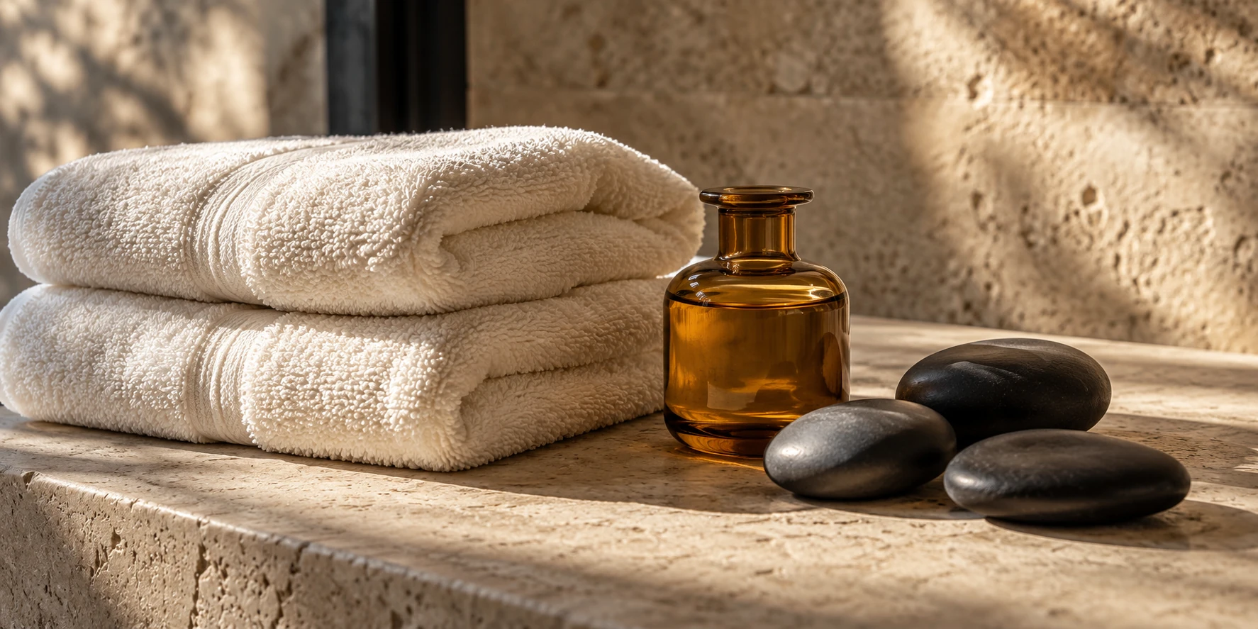 Quiet textures and spa details