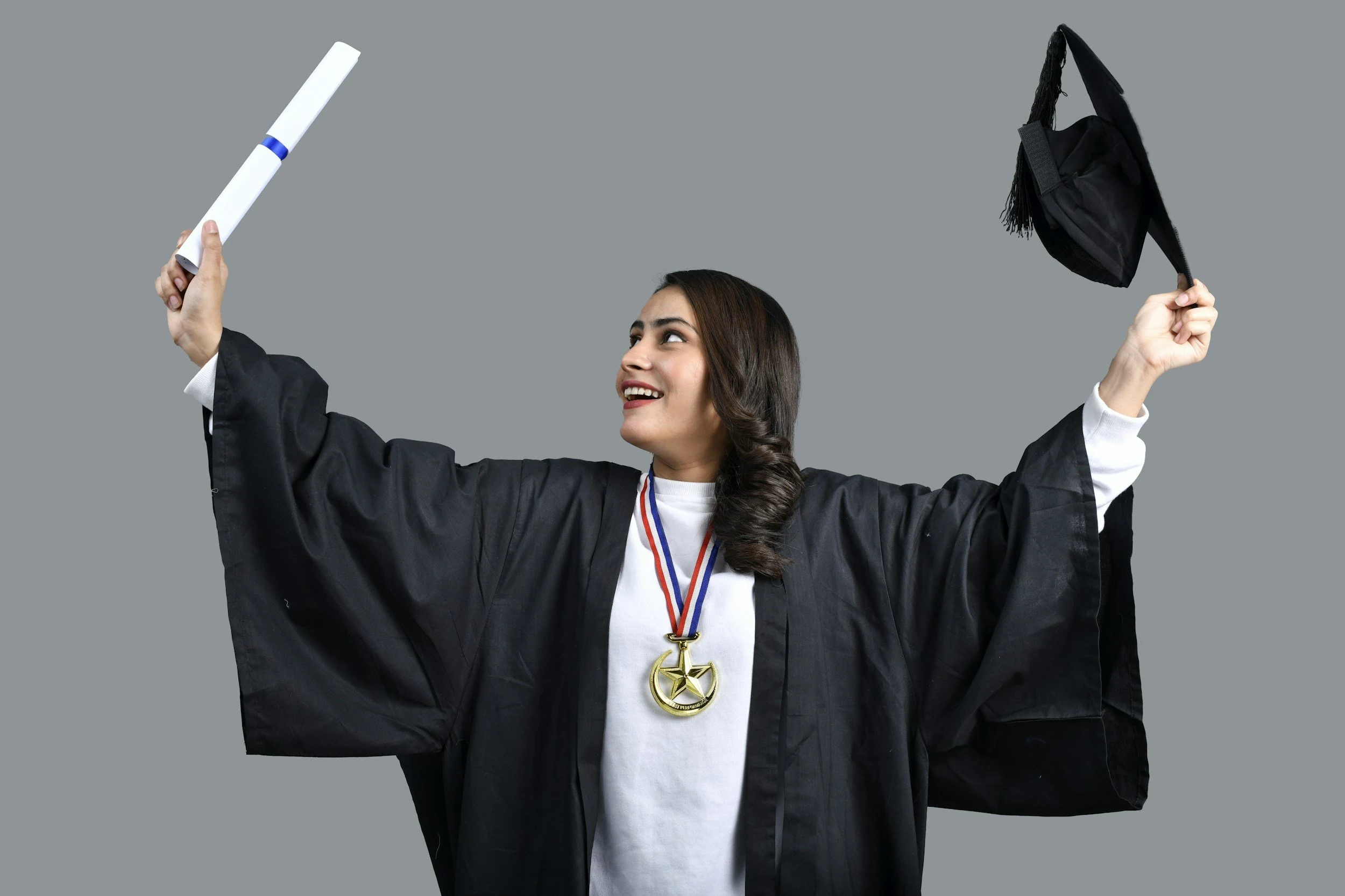 An illustrative graduation photograph.