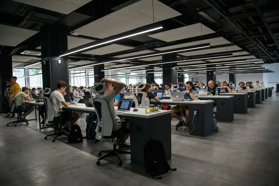 Central Rv Storage · People working together in an open office — illustrative stock photograph 5