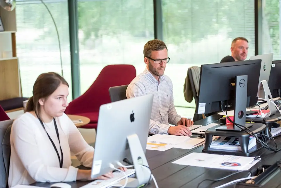 Central Rv Storage · Customer support staff working at computers — illustrative stock photograph 7